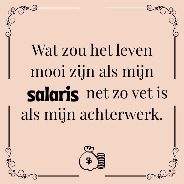 ''Wat zou het leven mooi zijn..''