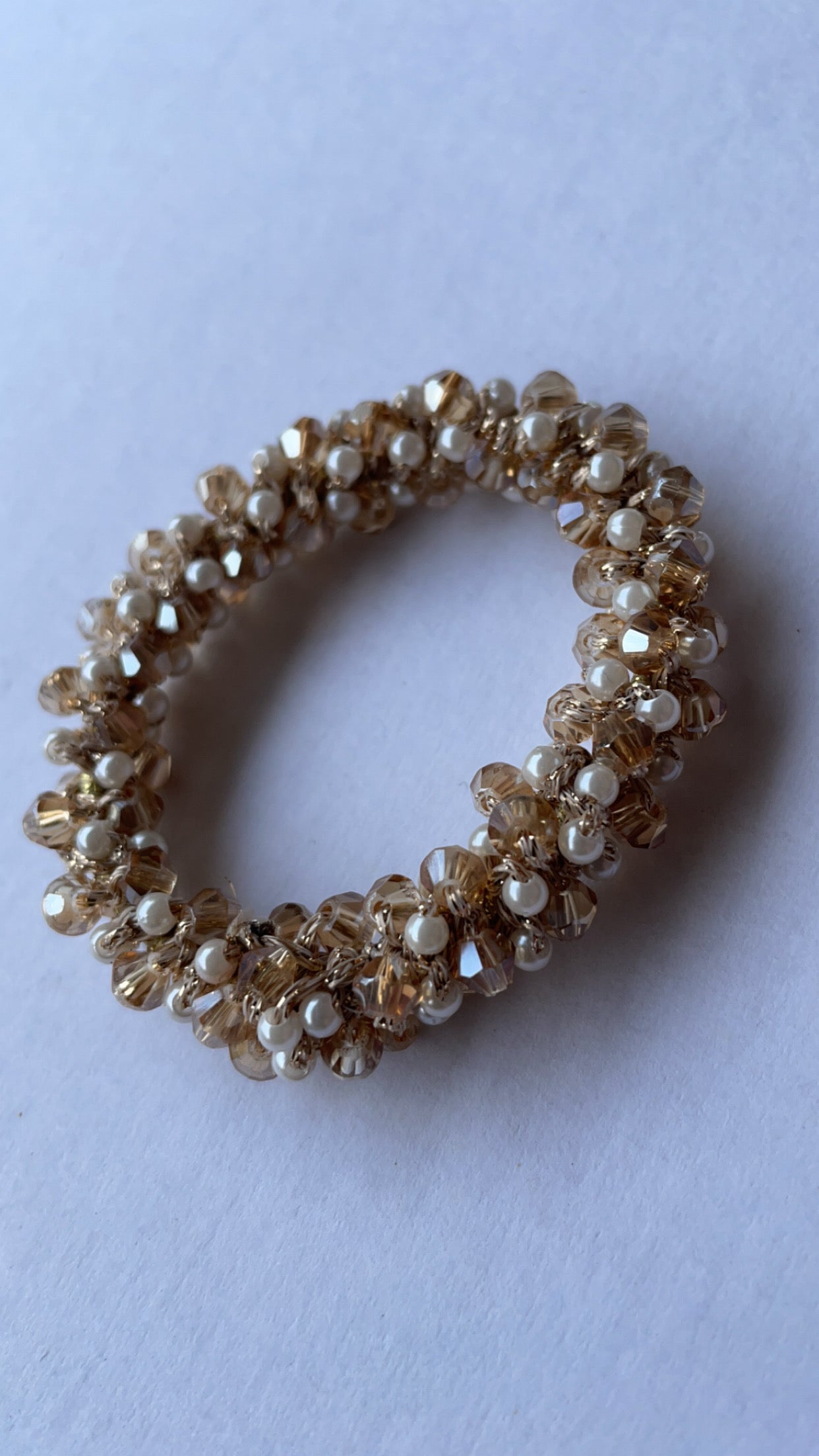 Knotband Glossy Beige