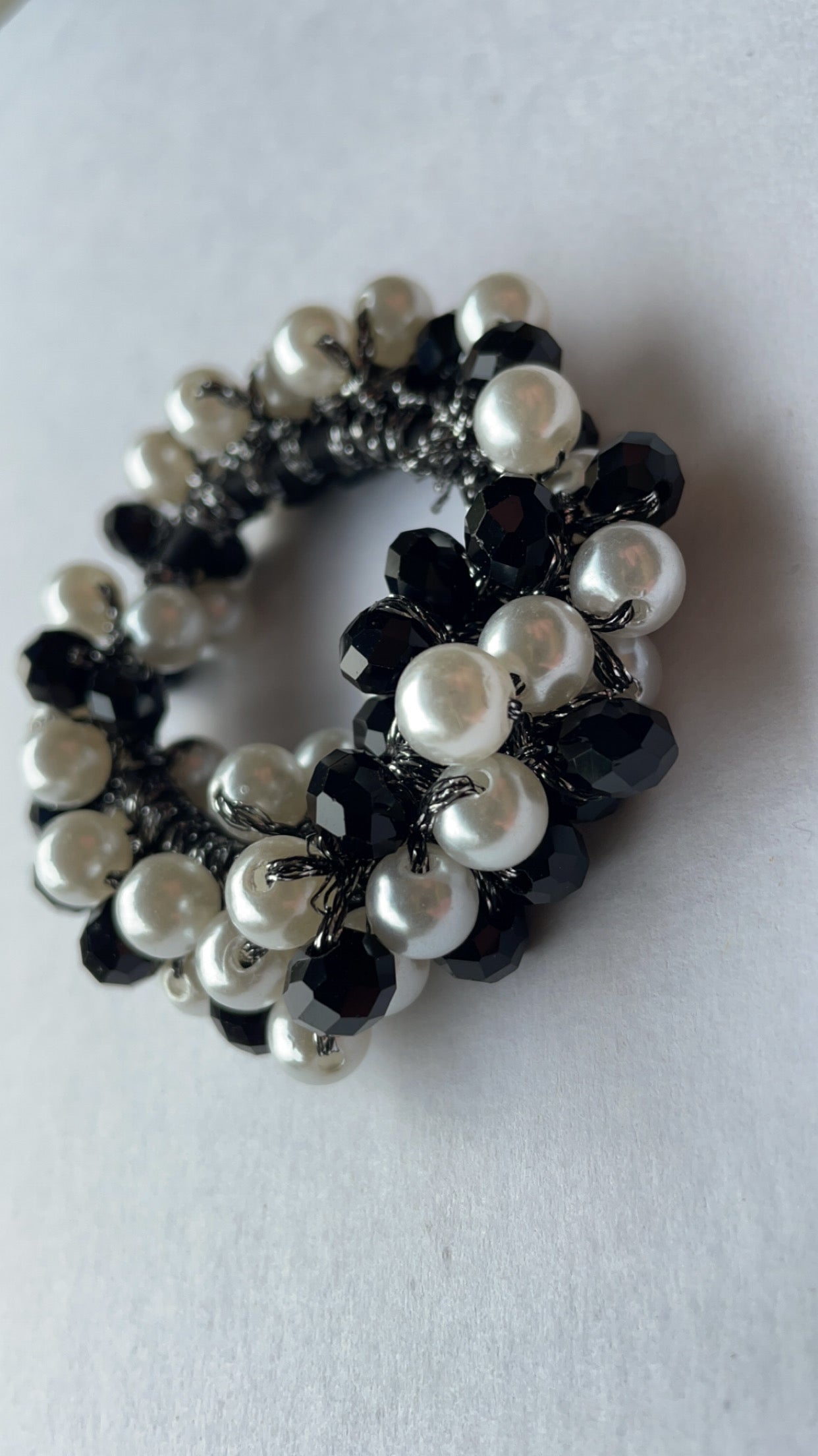 Knotband Shine Zwart