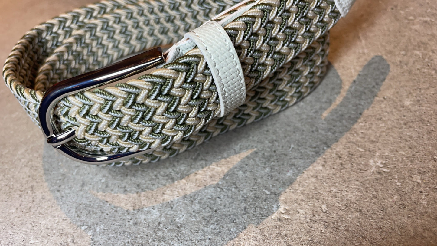 Elastische broekriem Beige/Bruin
