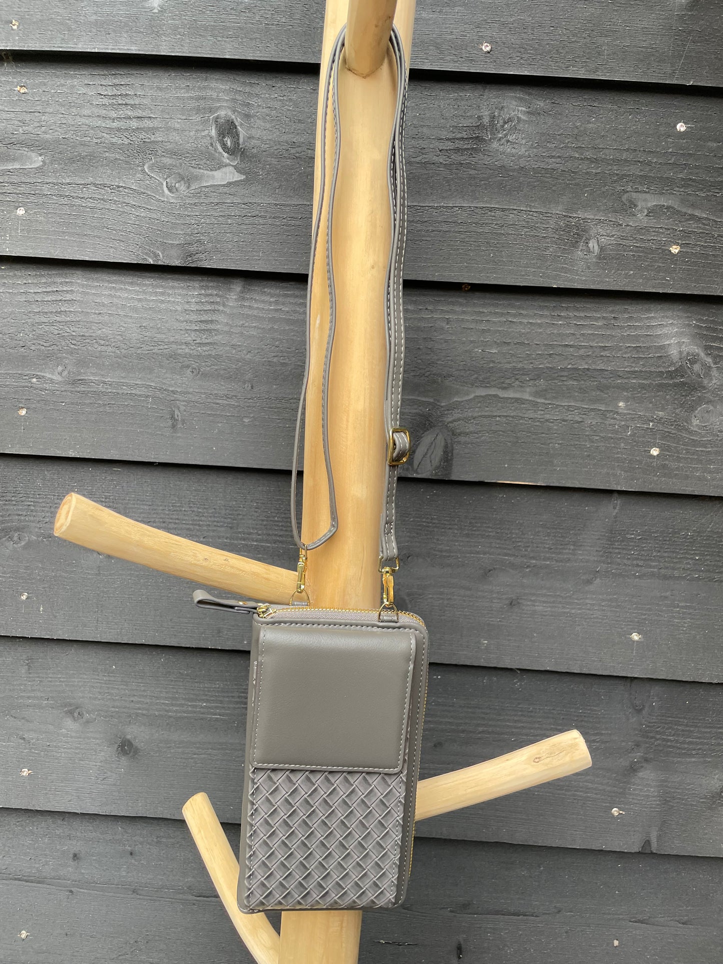 Portemonnee/telefoontasje Grijs