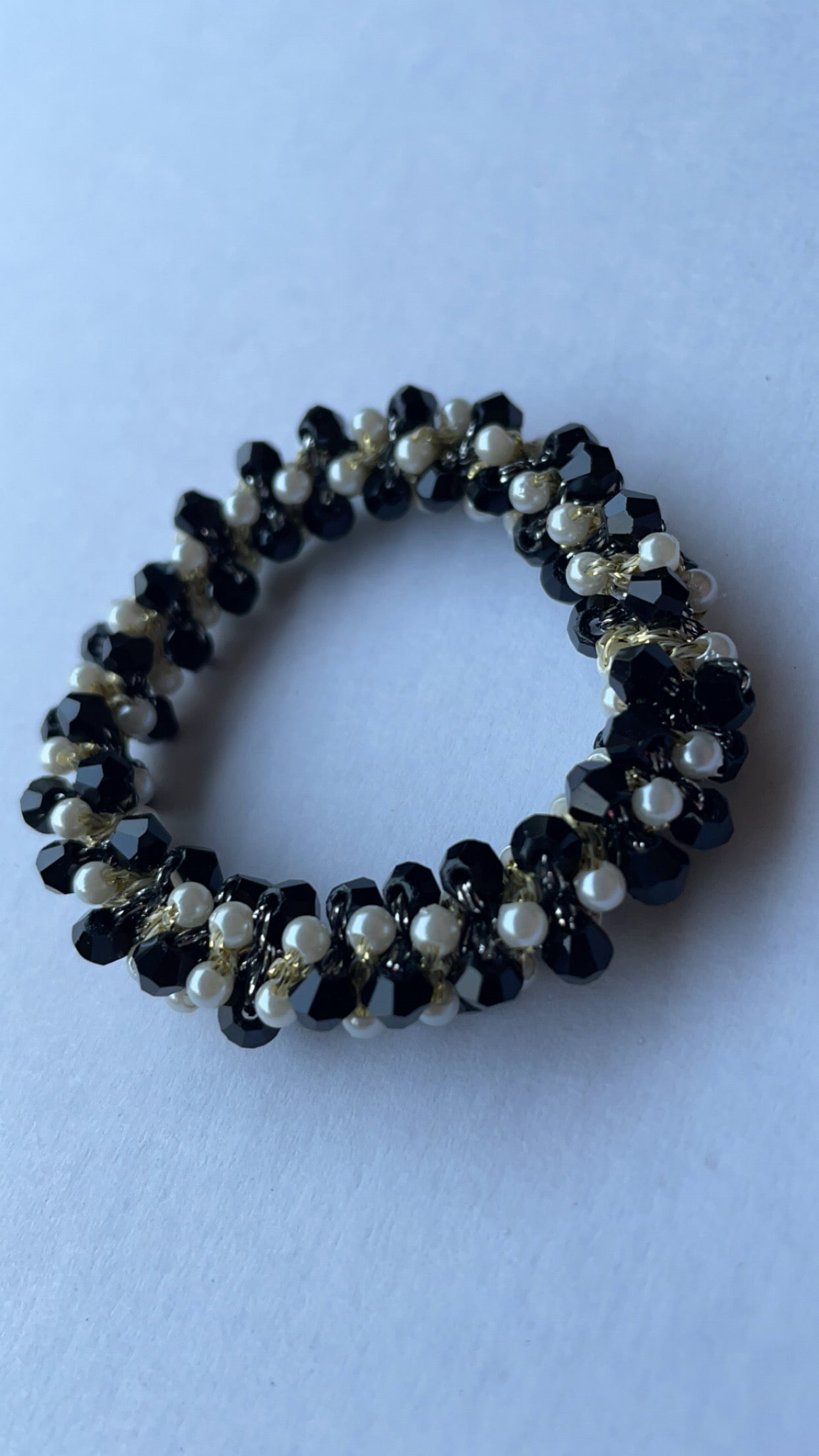 Knotband Glossy Zwart