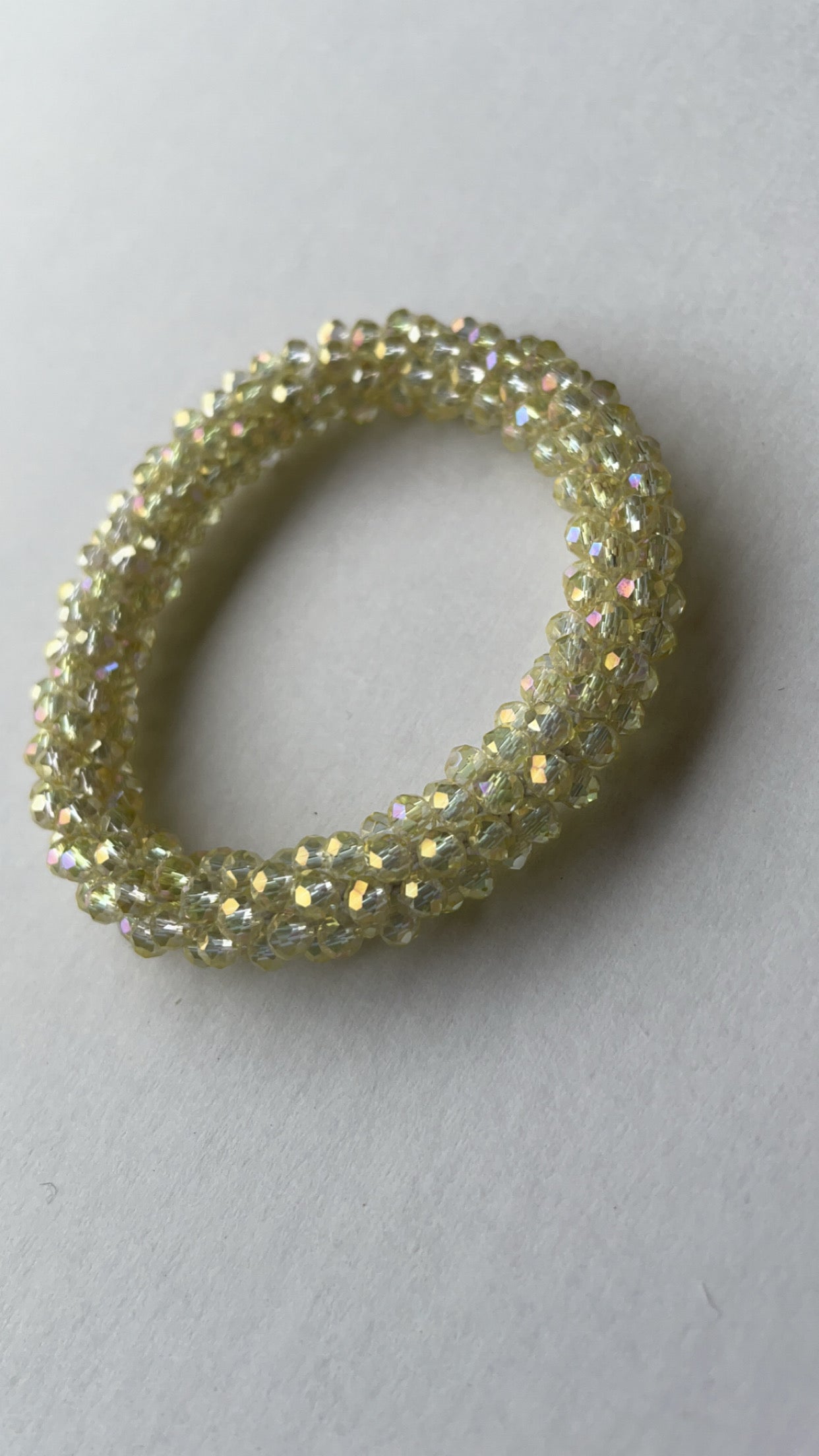 Knotband Classic Parelwit