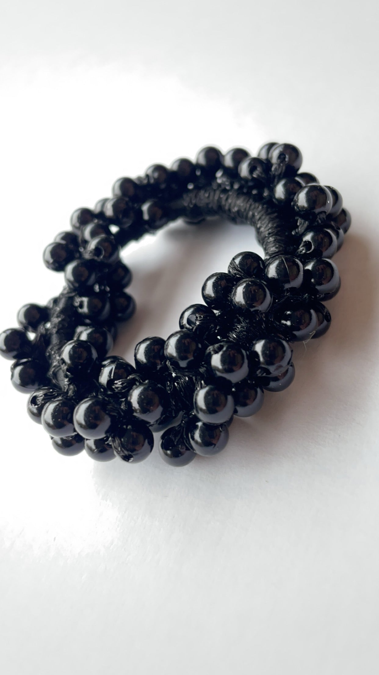Knotband Pearl Zwart