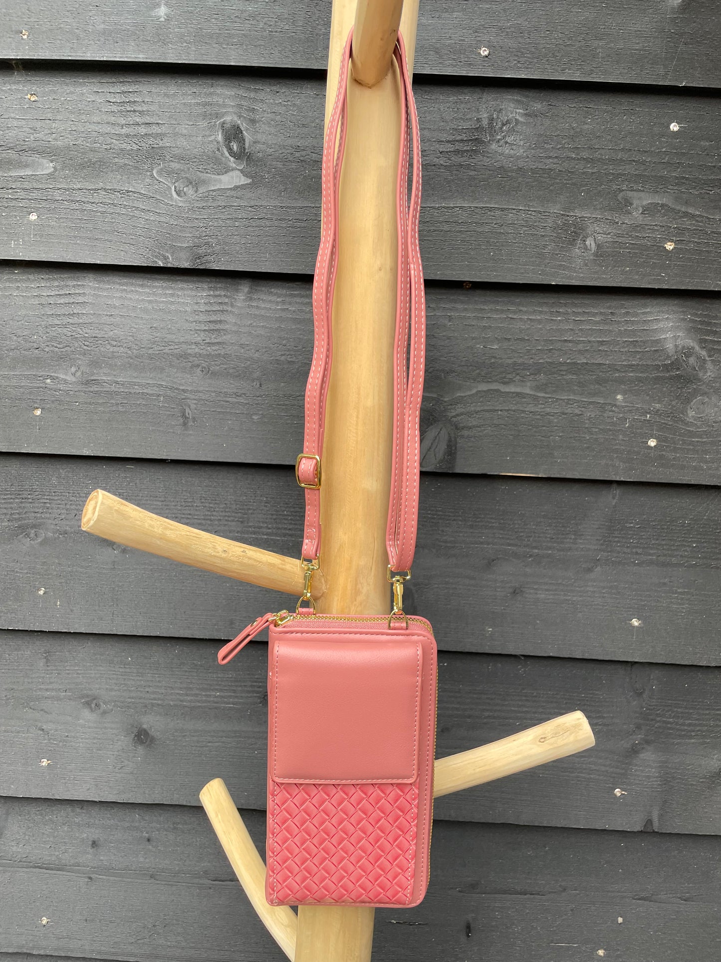 Portemonnee/telefoontasje Roze