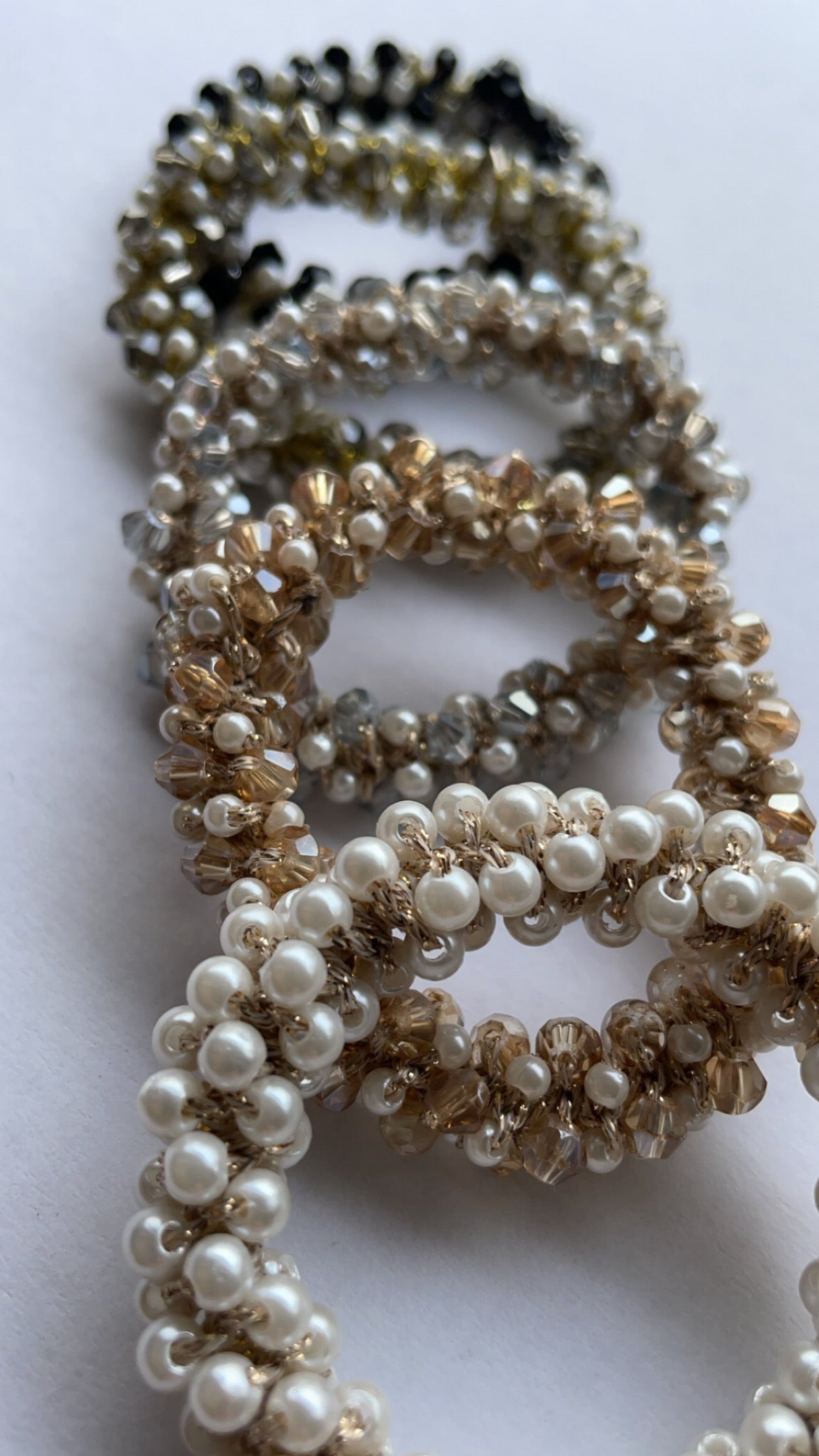Knotband Glossy Beige