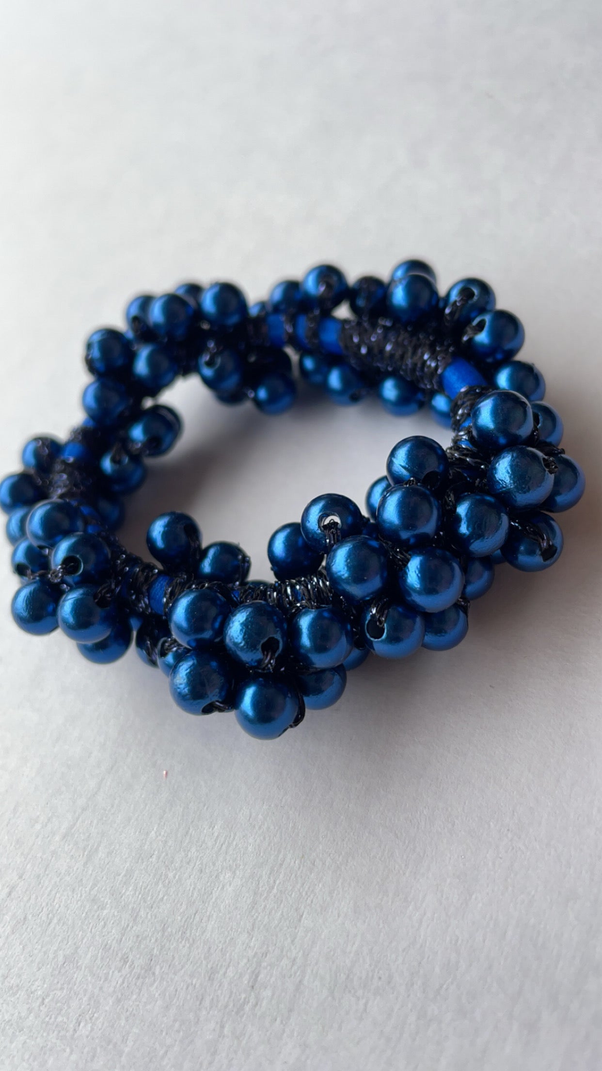 Knotband Pearl Blauw