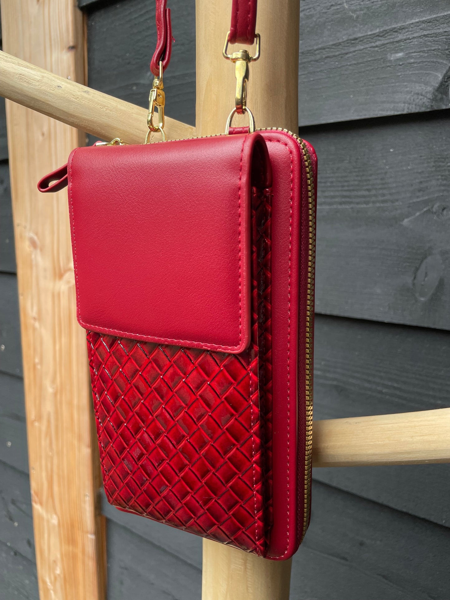 Portemonnee/telefoontasje Rood