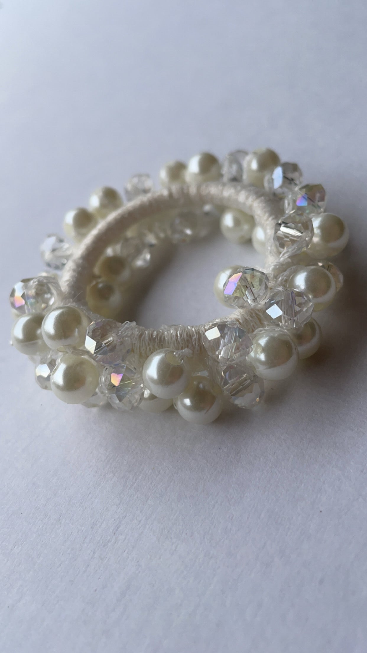 Knotband Shine Wit