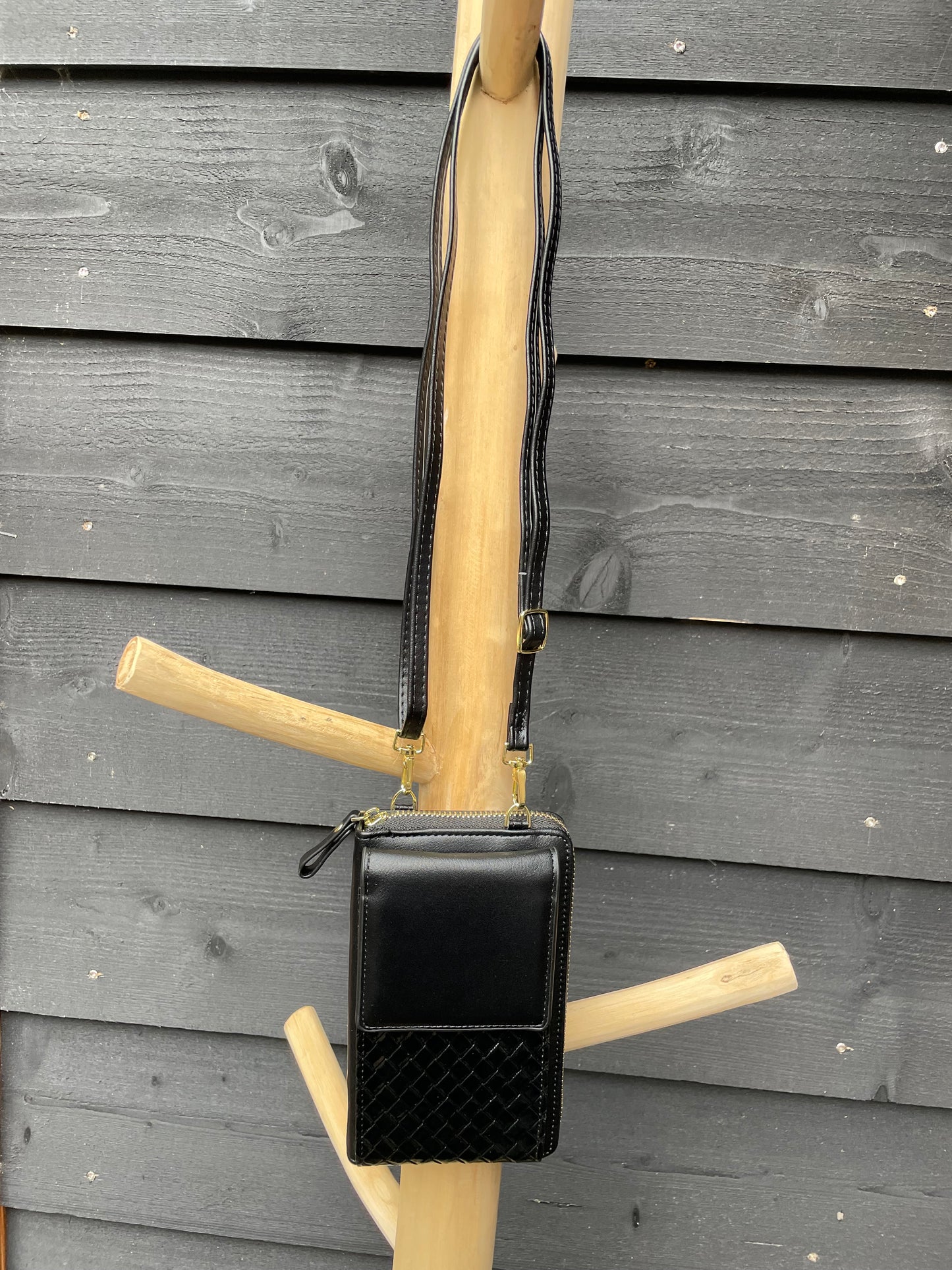 Portemonnee/telefoontasje Zwart
