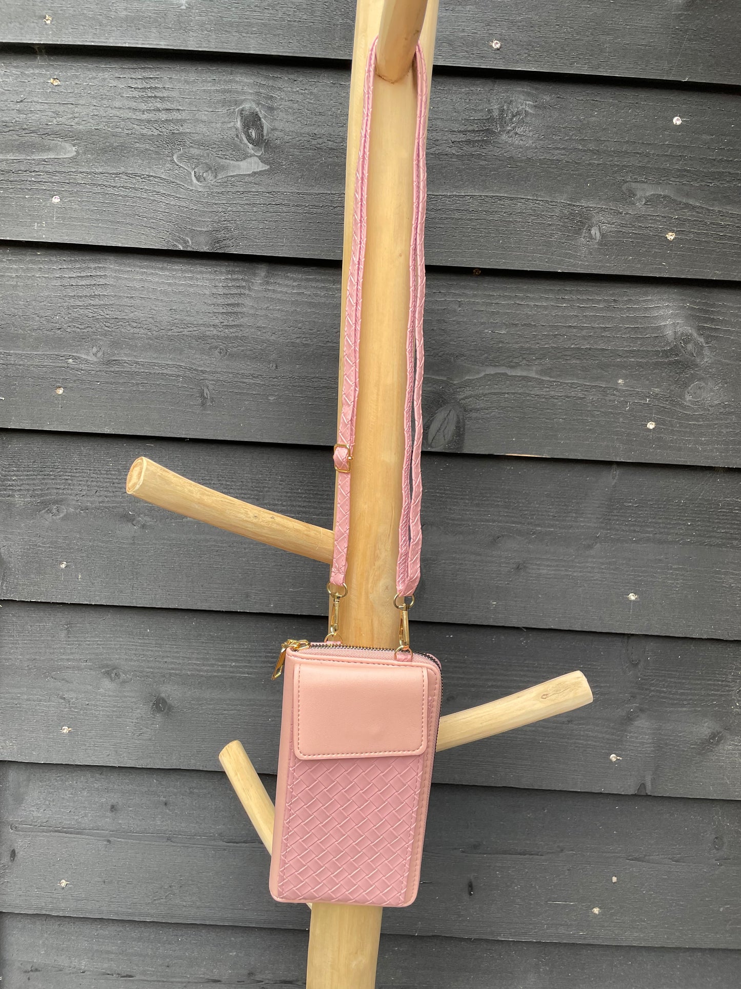 Portemonnee/telefoontasje Lichtroze