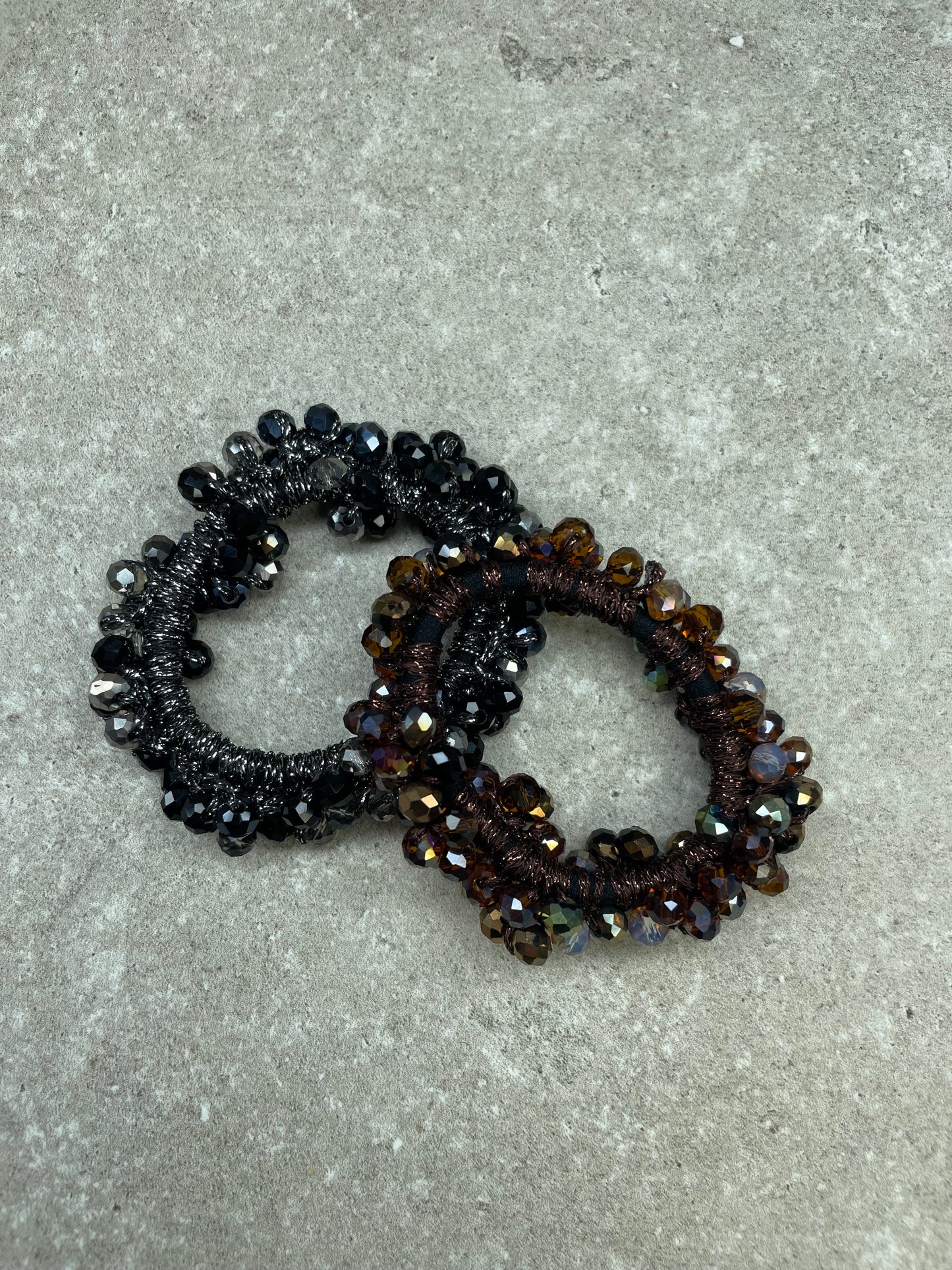 Knotband Glimmer Bruin