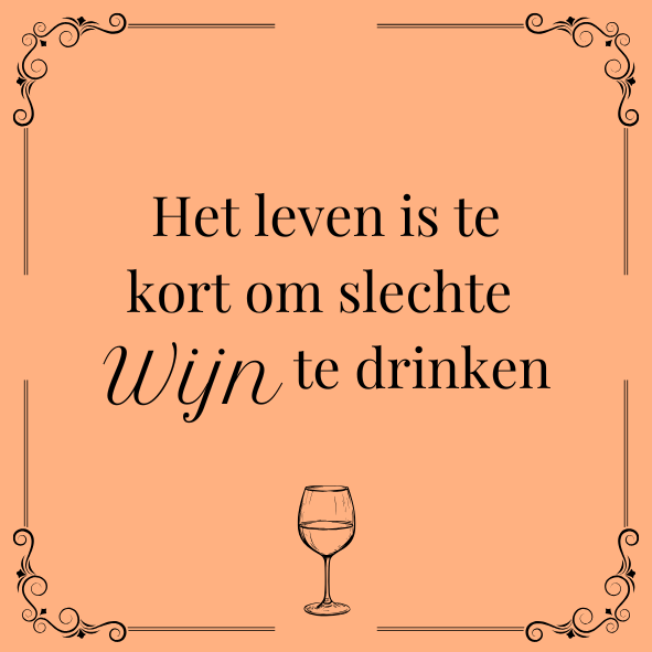 ''Het leven is te kort..''