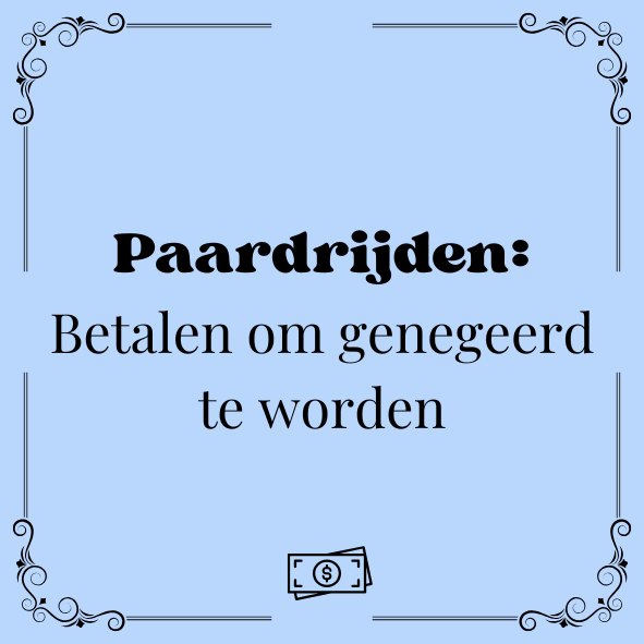 ''Paardrijden..''