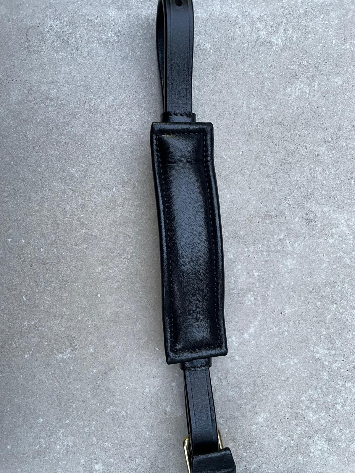Neusriem Rocktrim Goud Mat leer
