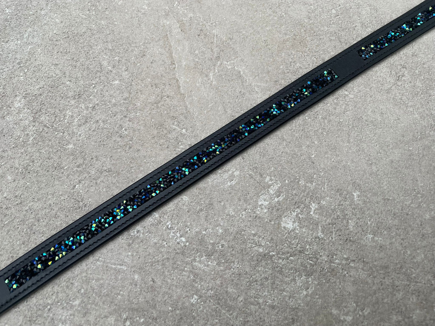 Leren broekriem Rocktrim Navy