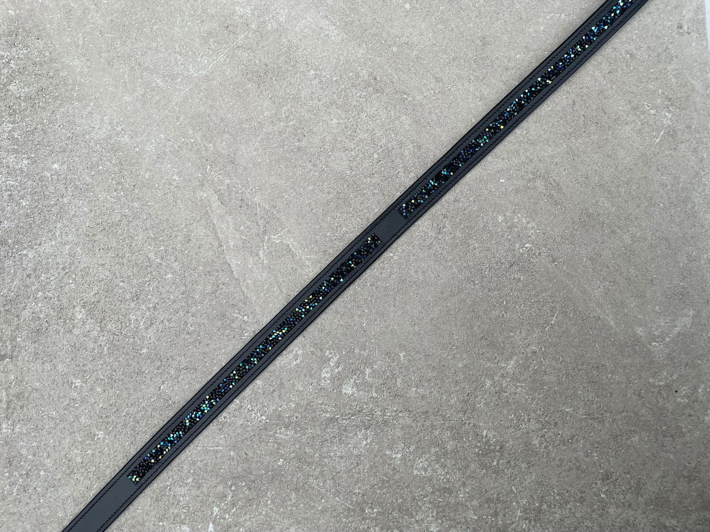 Leren broekriem Rocktrim Navy