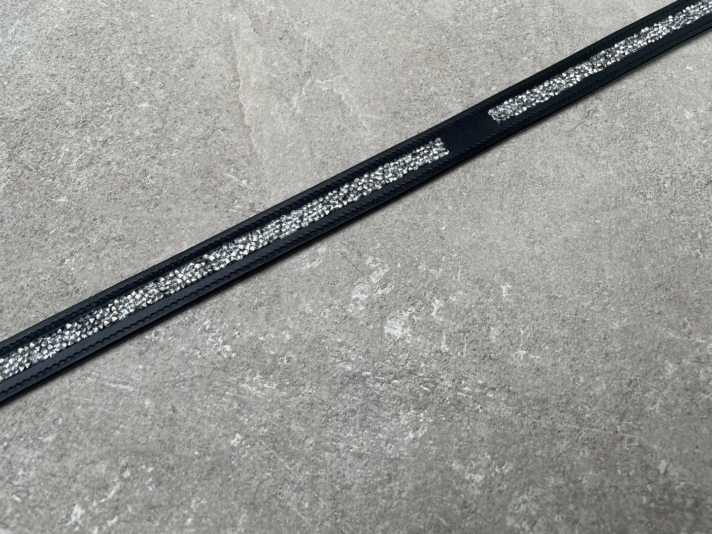 Leren broekriem Rocktrim Zilver