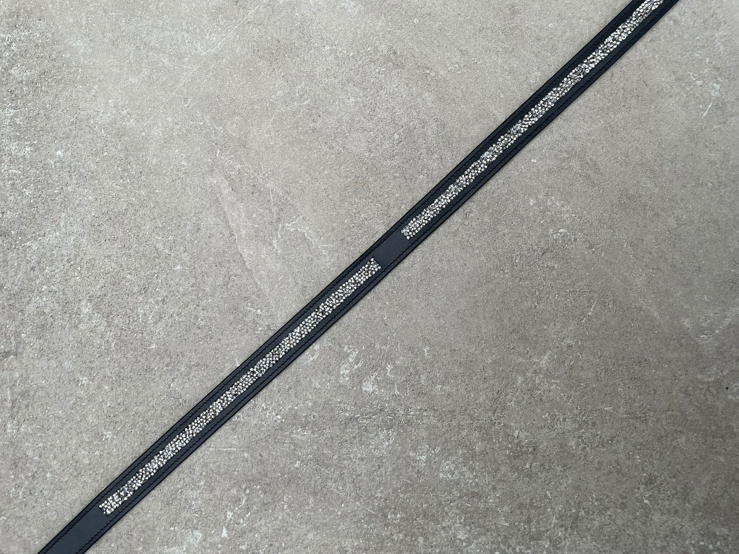 Leren broekriem Rocktrim Zilver