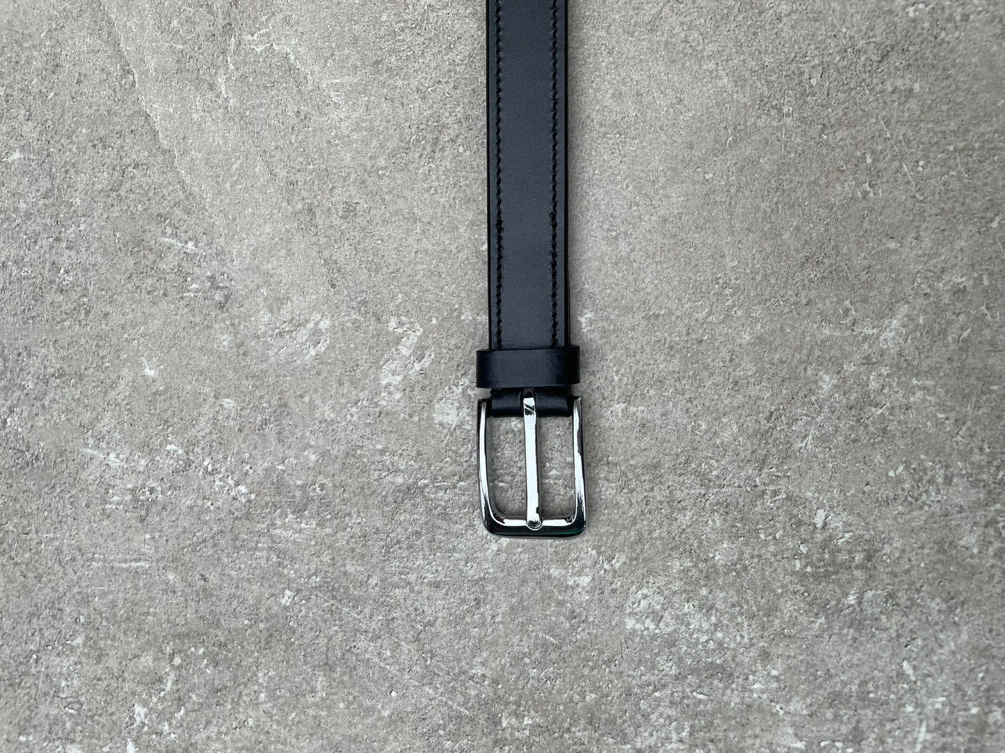 Leren broekriem Rocktrim Navy