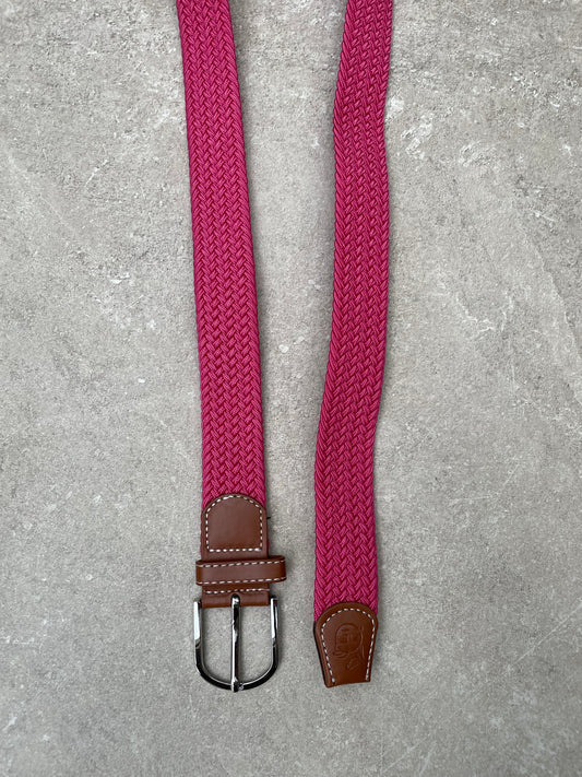 Elastische broekriem rasberry roze