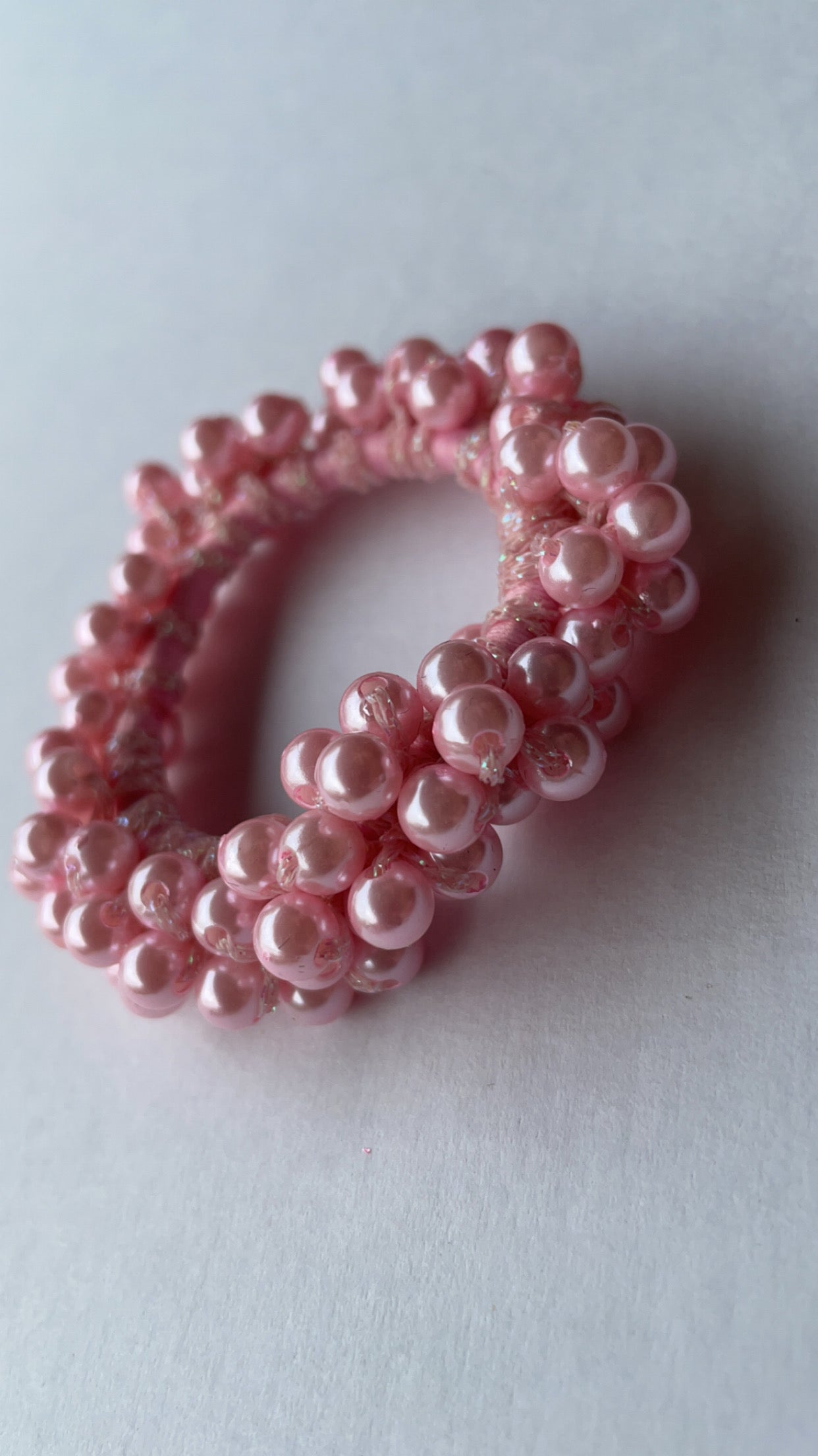 Knotband Pearl Roze