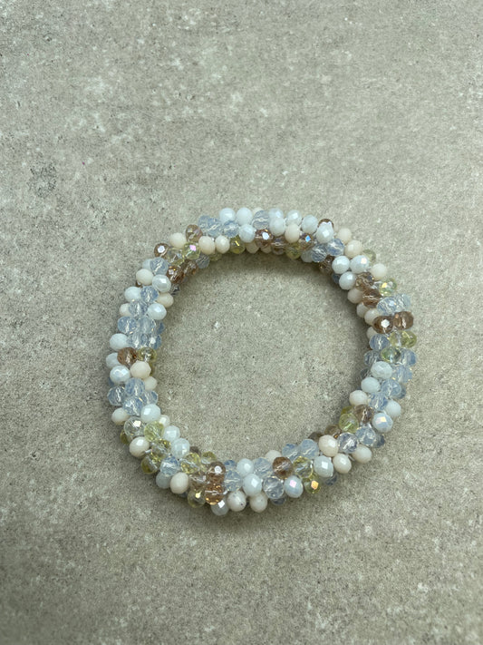 Knotband Classic Multicolor Wit Beige