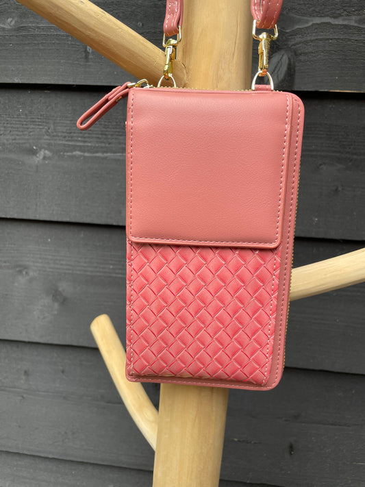 Portemonnee/telefoontasje Roze