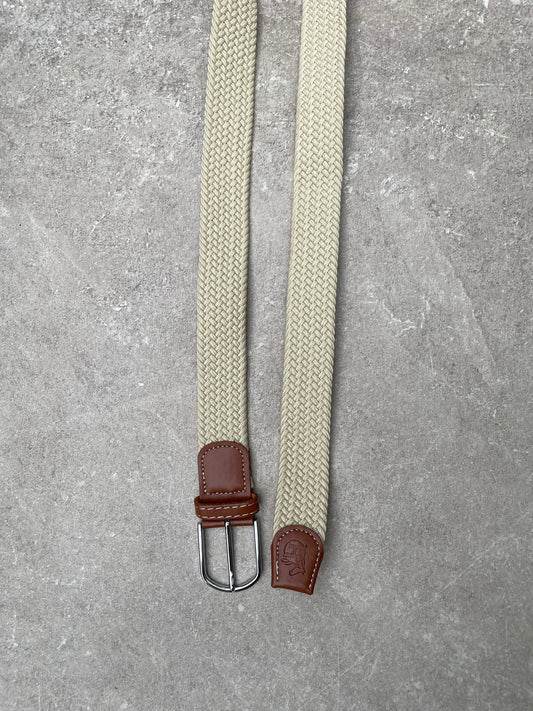 Elastische broekriem beige