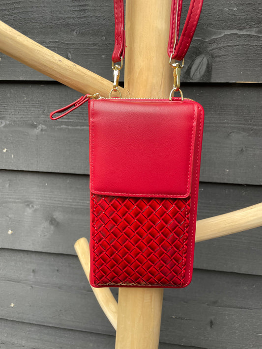 Portemonnee/telefoontasje Rood