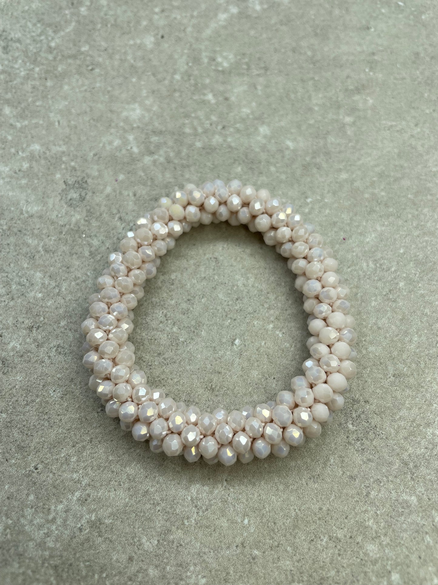 Knotband Classic Parelroze