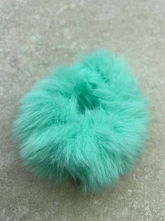 Knotband Fluffy Turqouise