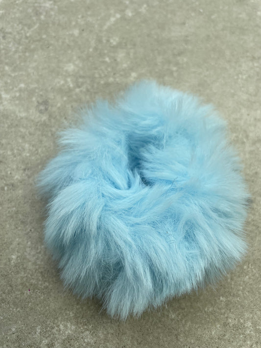 Knotband Fluffy Babyblauw