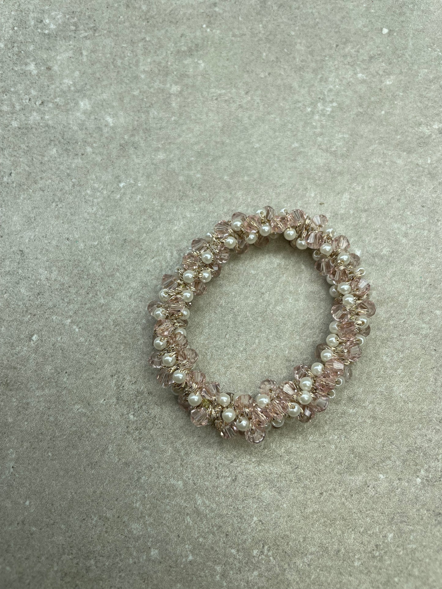 Knotband Glossy Lichtroze