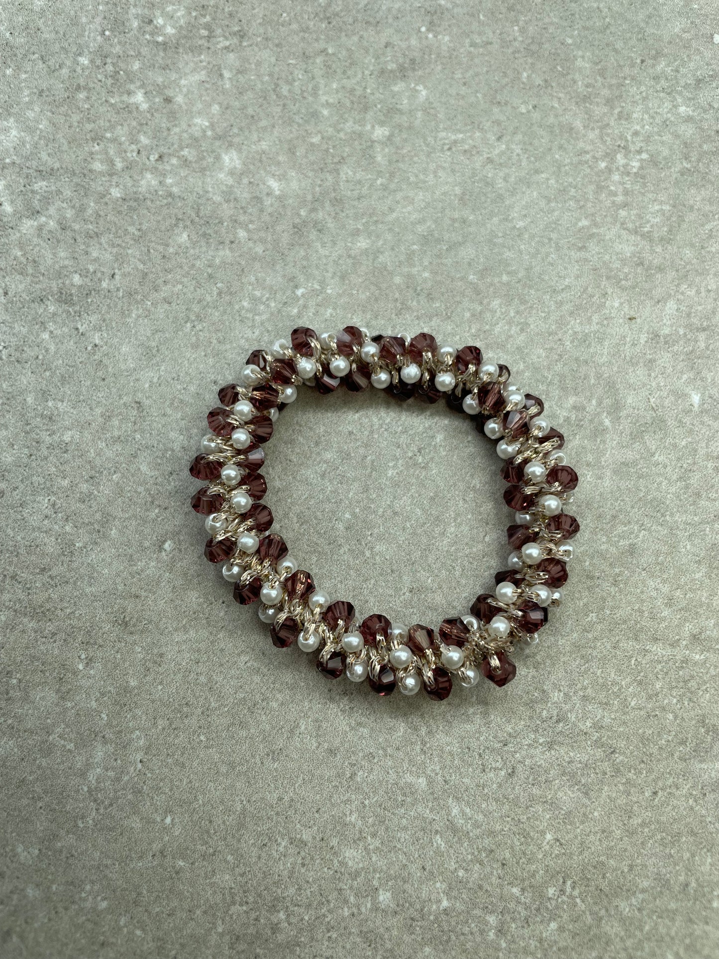 Knotband Glossy Aubergine