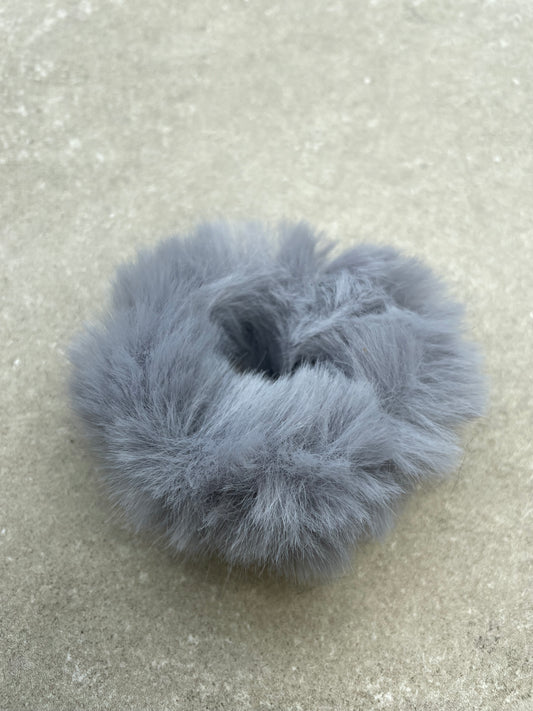 Knotband Fluffy Lichtgrijs