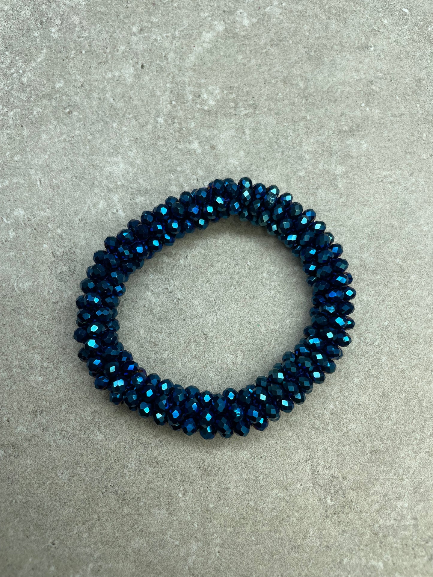 Knotband Classic Metallic Blauw